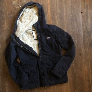 Hollister cozy lined coat